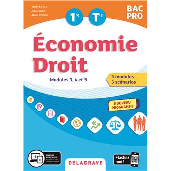 Economie Droit 1re Tle Bac Pro 2020 Pochette Eleve Broche Yassin Filali Julie Jouen Alexis Peigne Achat Livre Fnac