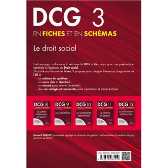 DCG 3 - Le Droit social en fiches et en schémas