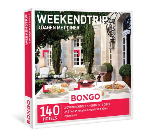 Bongo NL Giftcard GC Weekend Trip 2 Dagen met diner