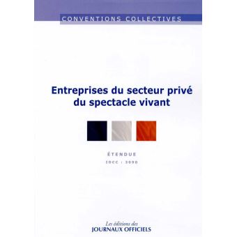 Entreprises du secteur privé du spectacle vivant Idcc Tome broché Journaux