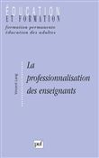 La professionnalisation des enseignants