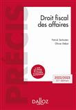 Droit fiscal des affaires 2022-2023 21ed