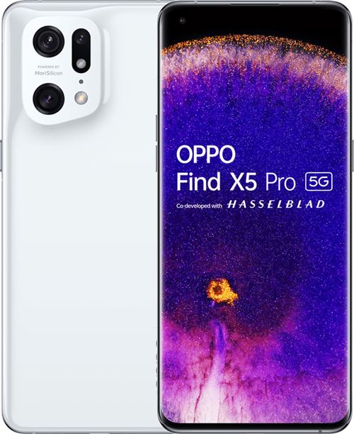 OPPO Find X5 Pro 5G - Smartphone 256GB, 12GB RAM, Dual Sim, White