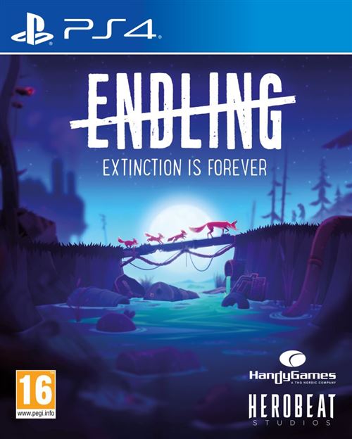 Pochette avant du jeu Endling Extinction is Forever PS4