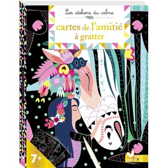 Cartes de l'amitié à gratter