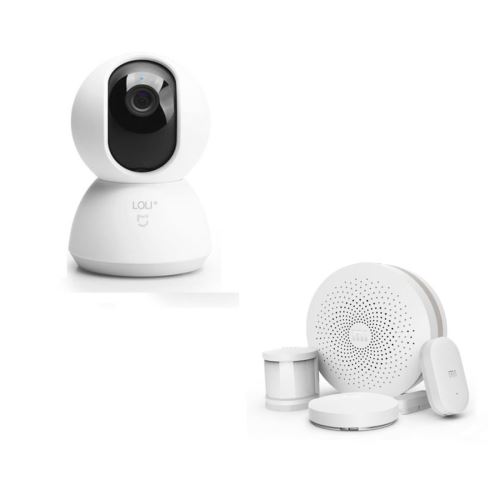 Set capteurs Xiaomi Mi Smart Sensor Blanc + Caméra de sécurité Mi Home 360° Blanc