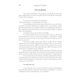 Parce que c'est vous