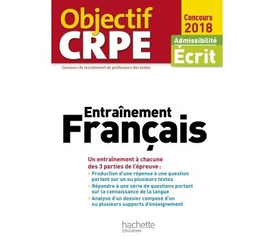 Objectif CRPE Entraînement Français, Admissibilité écrit