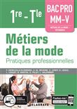 Métiers de la mode 1re, Tle Bac Pro MM-V (2019) - Pochette élève