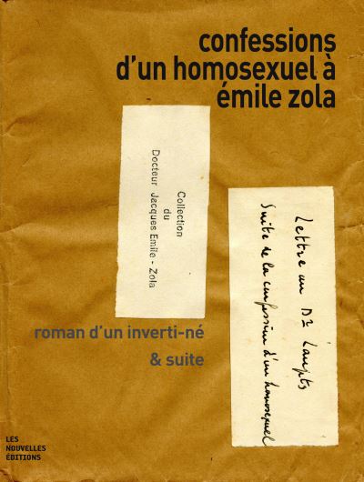 Confessions d'un homosexuel à Émile Zola