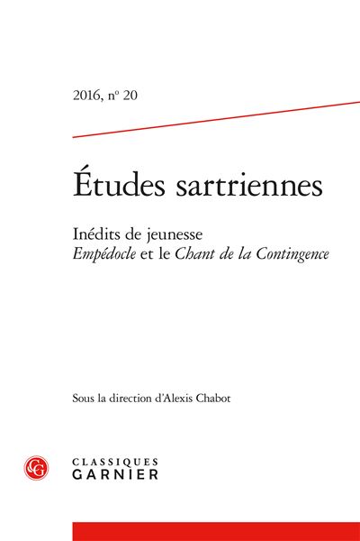 Inédits de jeunesse, Empédocle et le Chant de la Contingence