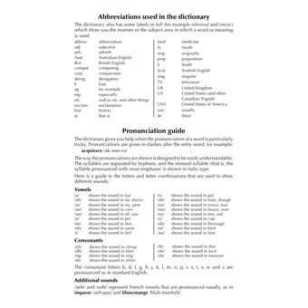 Dictionnaire anglais unilingue - Harrap's Chambers English Dictionary - Autorisé au bac