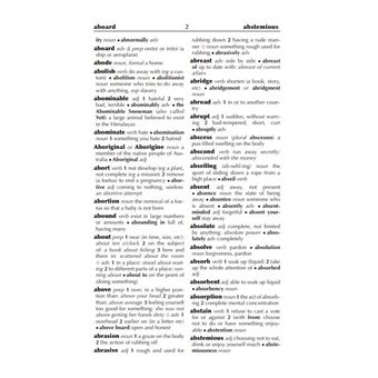 Dictionnaire anglais unilingue - Harrap's Chambers English Dictionary - Autorisé au bac