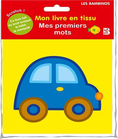 Mon livre en tissu - Mes premiers mots -  Collectif - cartonné