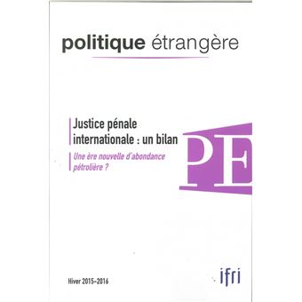 Justice pénale internationale