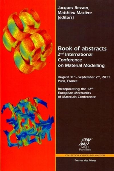 Book of abstracts - Jacques Besson - broché