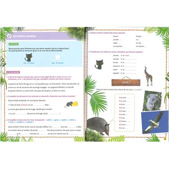 Mon cahier de CE2 - UNE SAISON AU ZOO