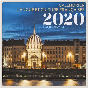 Calendrier Langue et culture françaises 2020