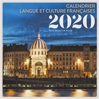 Calendrier Langue et culture françaises 2020