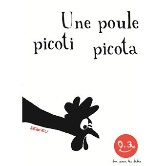 Une poule sur un mur