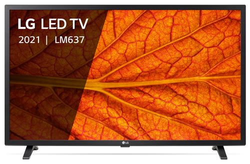 LG 32LM637BPLA Classe de diagonale 32 TV LCD rétro éclairée par LED Smart TV webOS, ThinQ AI 1080p 1920 x 1080 HDR Direct LED