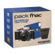 Pack Fnac Hybride Olympus E-M10 Argent + Objectif 14 - 42 mm IIR Noir + Fourre-tout + Carte SDHC 8 Go