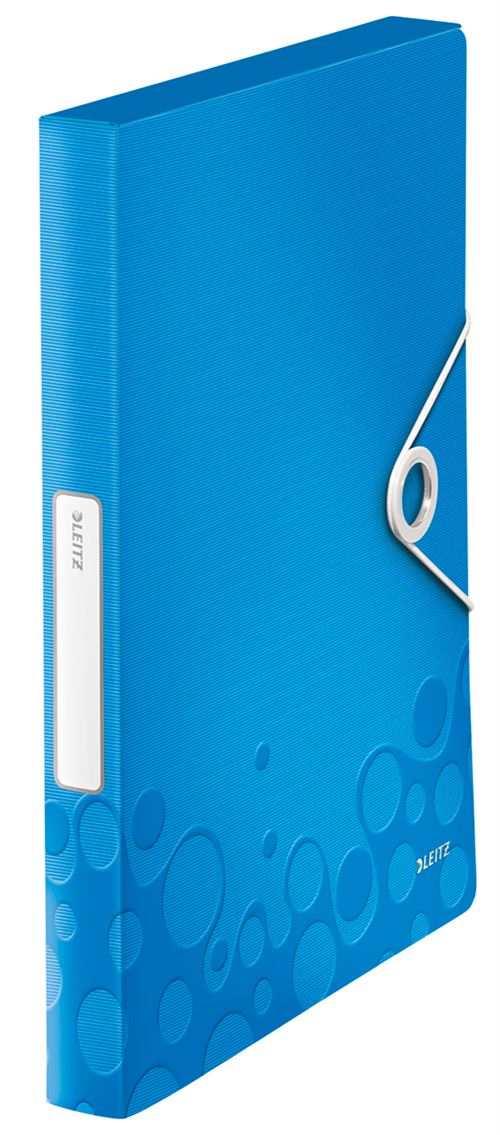LEITZ WOW BTE DE CLASSEMENT DOS 3CM BLEU