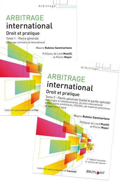 Arbitrage international droit et pratique