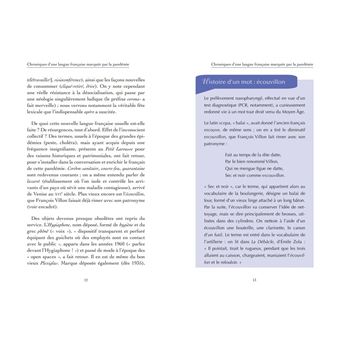 Chroniques d'une langue française en résilience