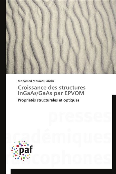 Croissance des structures InGaAs-GaAs par EPVOM
