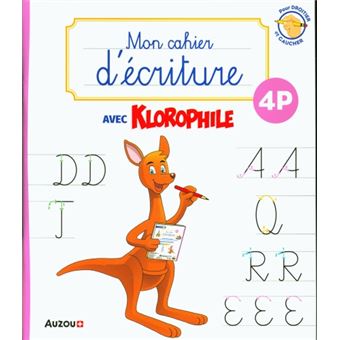 Mon cahier d'écriture 4P avec Khlorophile