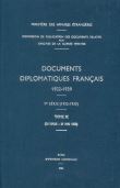 Documents diplomatiques français