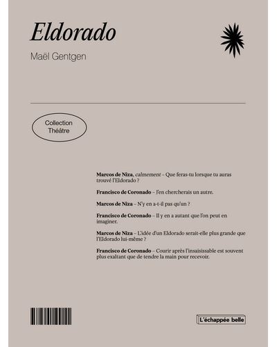 Eldorado - Maël Gentgen - broché