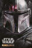 Poster Star Wars The Mandalorian Helmet