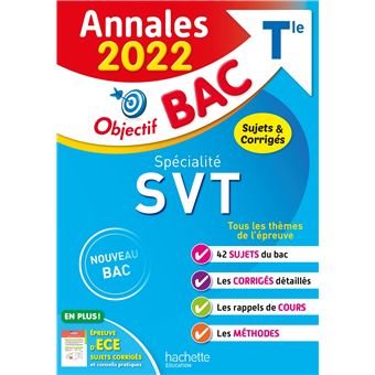 Annales Objectif BAC 2022 Spécialité SVT