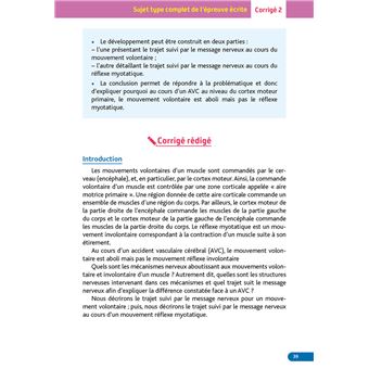 Annales Objectif BAC 2022 Spécialité SVT
