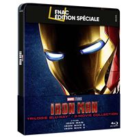 Coffret Iron Man La Trilogie Steelbook Exclusivité Fnac Blu-ray