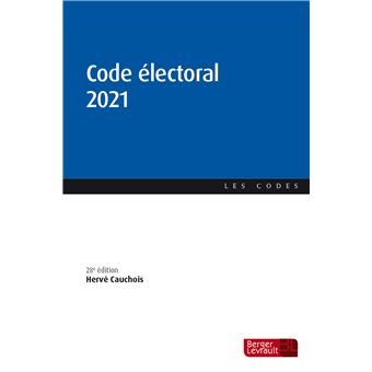 Code électoral 2021 (28e éd.)