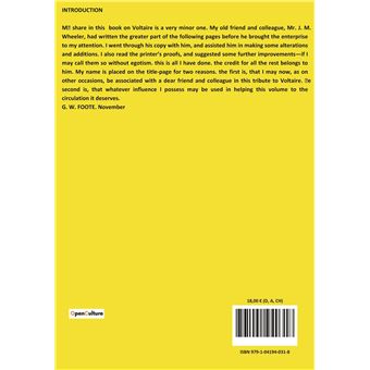Voltaire : a sketch of his life and works