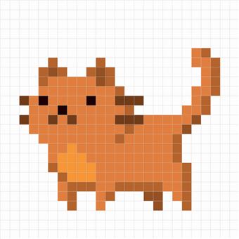 Colos et autocollants pixels animaux
