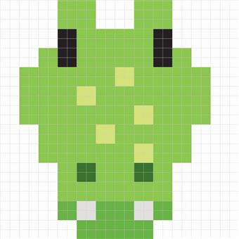 Colos et autocollants pixels animaux