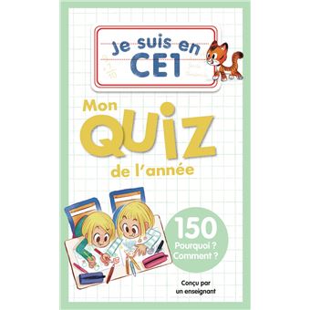 Je suis en CE1 - Mon quiz de l'année