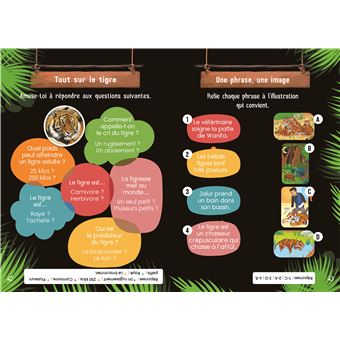 Premières lectures Une saison au zoo 2 histoires pour lire en CE1