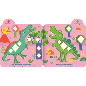 Tout-petit Les formes, dinosaures