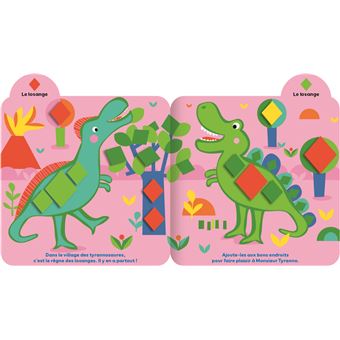 Tout-petit Les formes, dinosaures