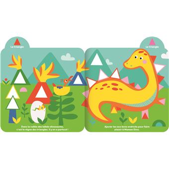 Tout-petit Les formes, dinosaures