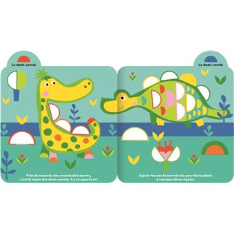 Tout-petit Les formes, dinosaures