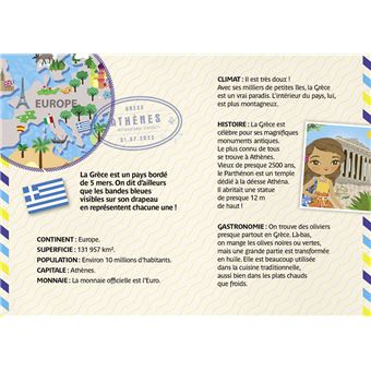 Minimiki -  Mes créations du monde - Elena en Grèce