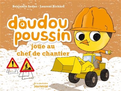 Doudou poussin chef de chantier