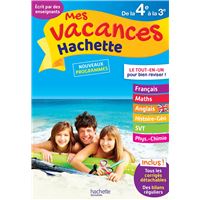 Mes vacances Hachette 4E/3E